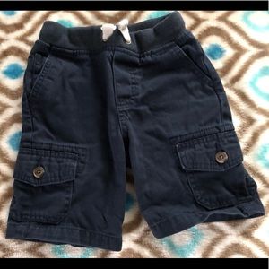 Cat & Jack 3T Navy cargo shorts. Great condition.